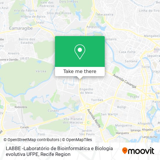 LABBE -Laboratório de Bioinformática e Biologia evolutiva UFPE map