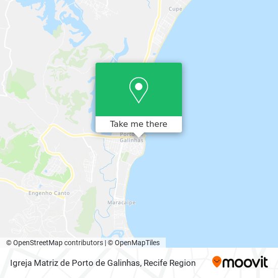 Igreja Matriz de Porto de Galinhas map