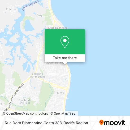 Rua Dom Diamantino Costa 388 map