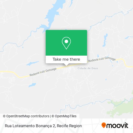 Rua Loteamento Bonança 2 map