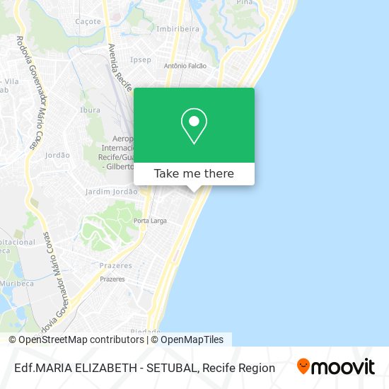 Edf.MARIA  ELIZABETH  -  SETUBAL map