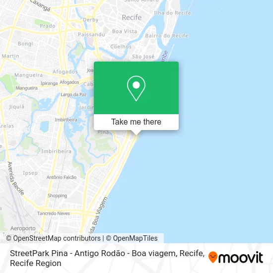 StreetPark Pina - Antigo Rodão - Boa viagem, Recife map