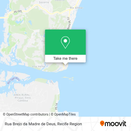 Rua Brejo da Madre de Deus map