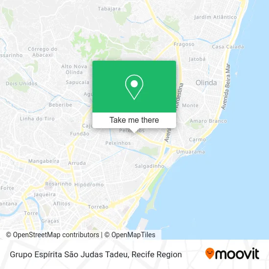 Grupo Espírita São Judas Tadeu map