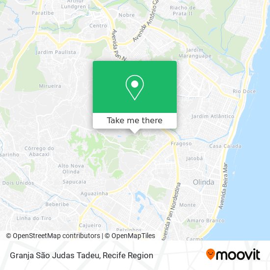 Granja São Judas Tadeu map