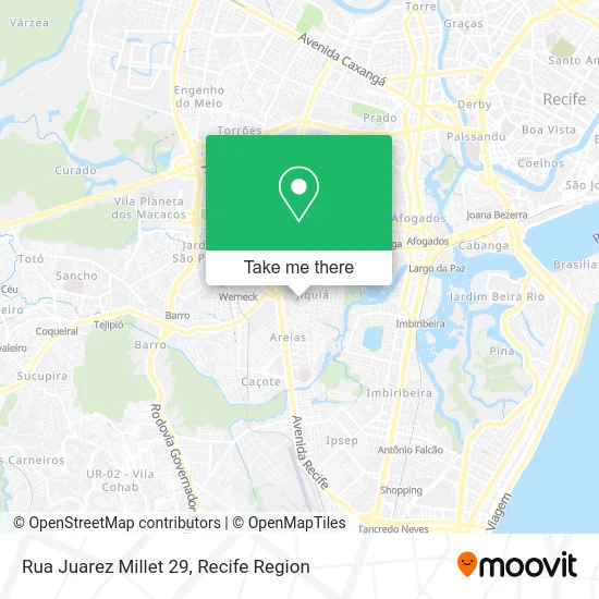 Rua Juarez Millet 29 map