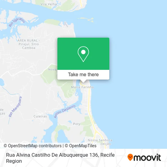 Rua Alvina Castilho De Albuquerque 136 map