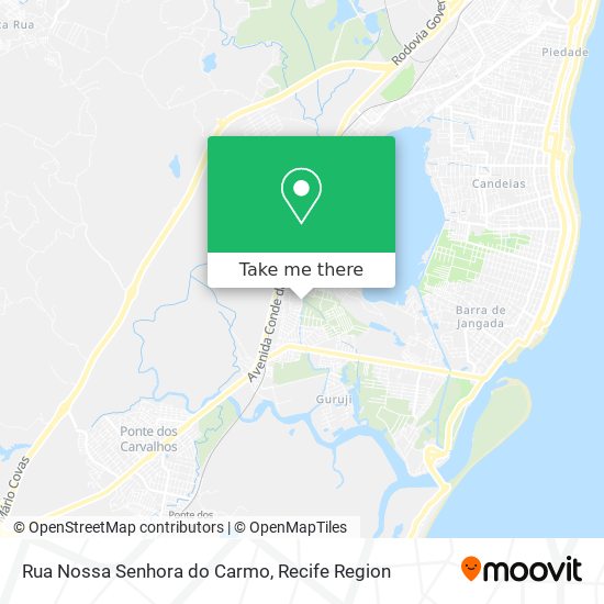 Rua Nossa Senhora do Carmo map