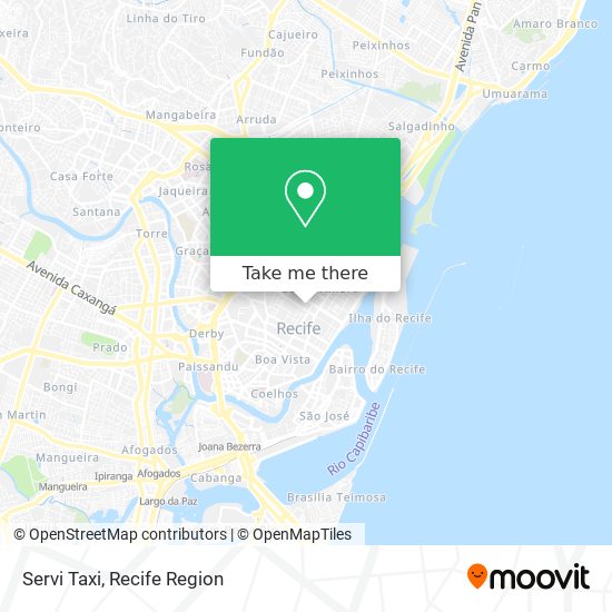 Servi Taxi map