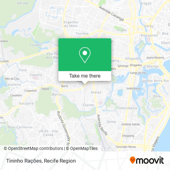 Tininho Rações map