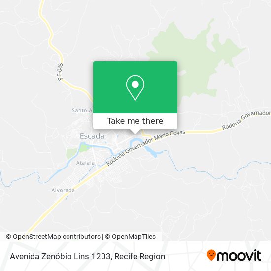 Avenida Zenóbio Lins 1203 map
