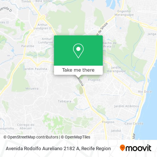 Avenida Rodolfo Aureliano 2182 A map