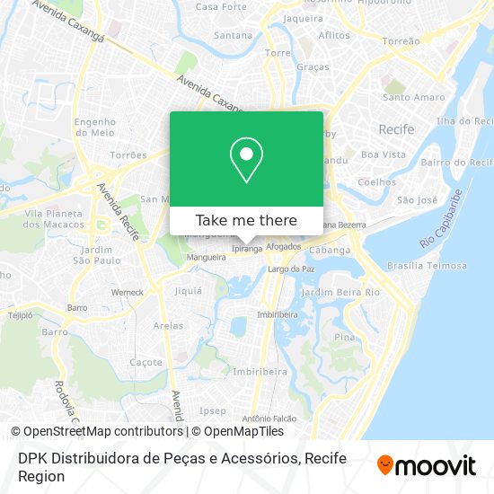 DPK Distribuidora de Peças e Acessórios map