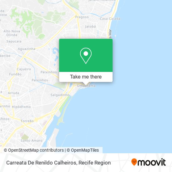 Carreata De Renildo Calheiros map