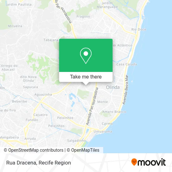 Rua Dracena map