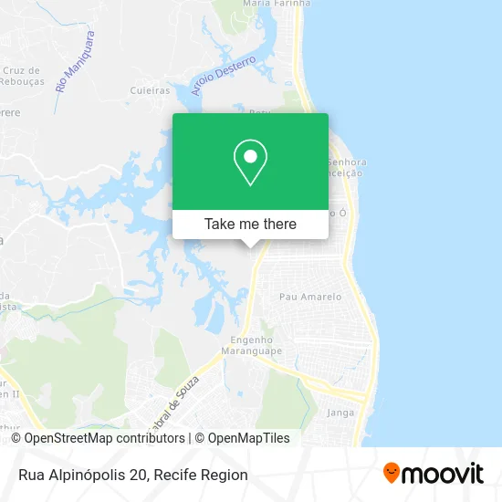 Rua Alpinópolis 20 map