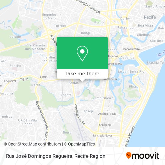 Rua José Domingos Regueira map