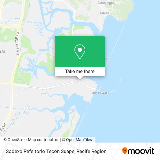 Sodexo Refeitório Tecon Suape map