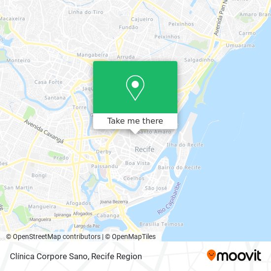 Clínica Corpore Sano map