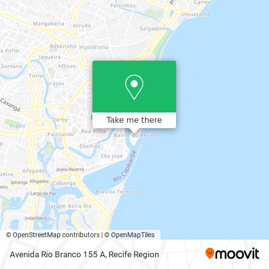 Avenida Rio Branco 155 A map
