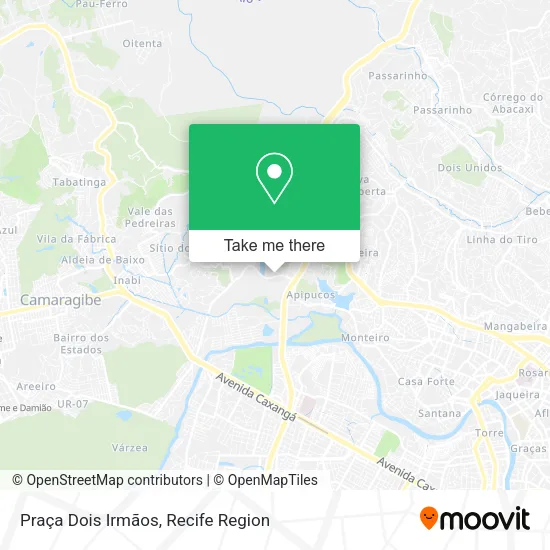 Praça Dois Irmãos map