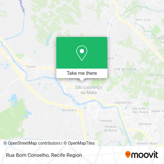 Rua Bom Conselho map