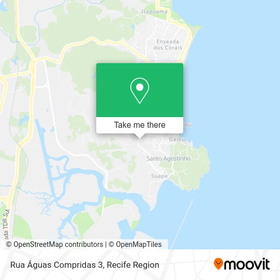 Rua Águas Compridas 3 map