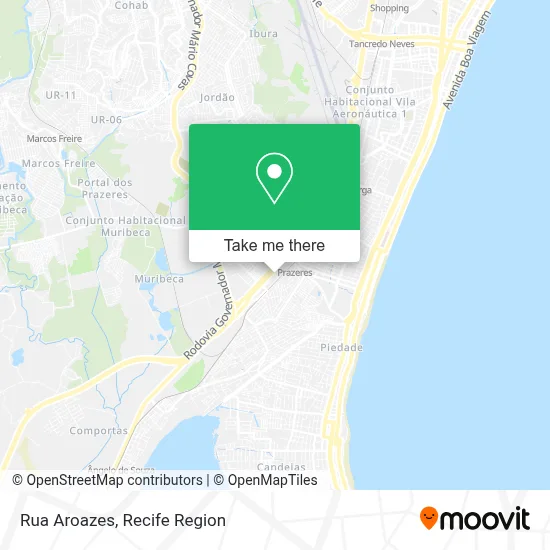 Rua Aroazes map