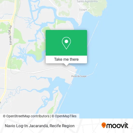Navio Log-In Jacarandá map
