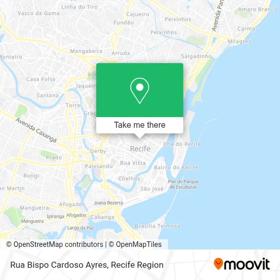 Rua Bispo Cardoso Ayres map
