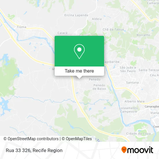 Rua 33 326 map