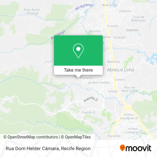 Rua Dom Helder Câmara map