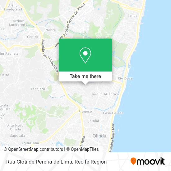 Rua Clotilde Pereira de Lima map
