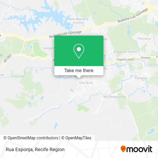 Rua Esponja map