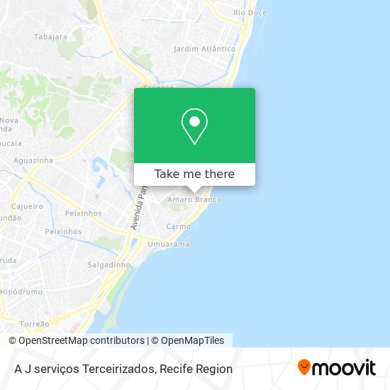 A J serviços Terceirizados map
