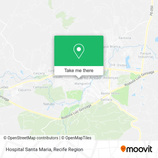 Hospital Santa Maria map