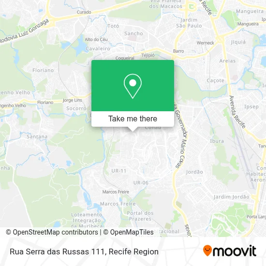 Rua Serra das Russas 111 map