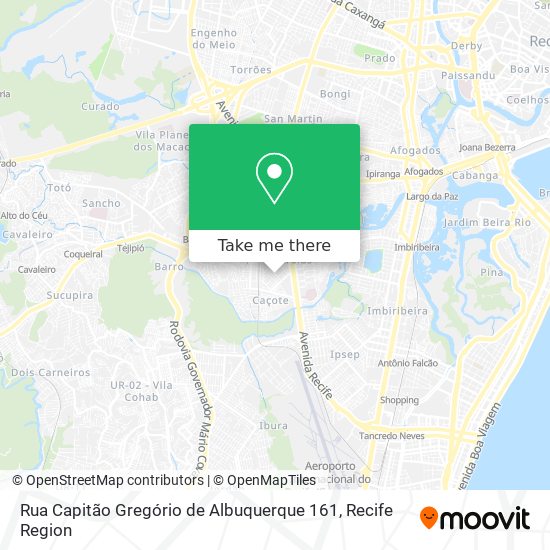 Rua Capitão Gregório de Albuquerque 161 map