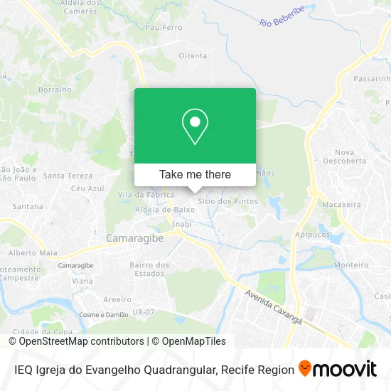 IEQ Igreja do Evangelho Quadrangular map