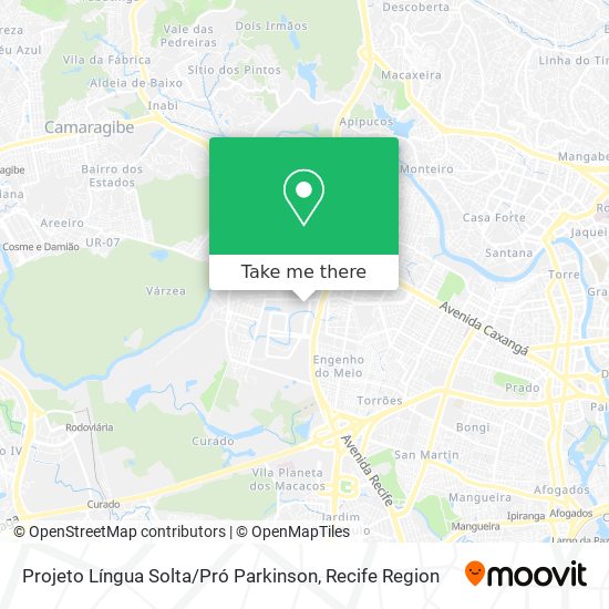 Projeto Língua Solta / Pró Parkinson map