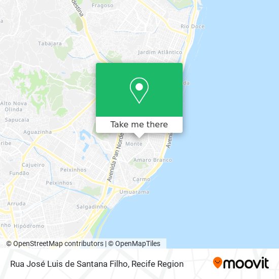 Rua José Luis de Santana Filho map