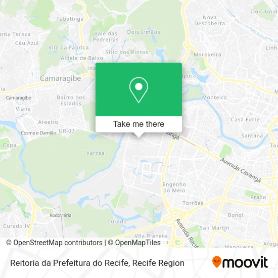 Reitoria da Prefeitura do Recife map