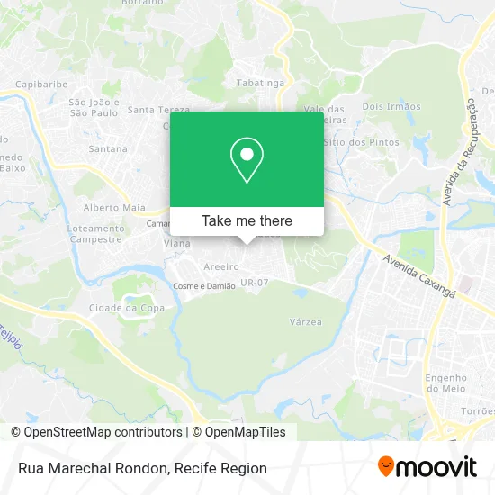 Rua Marechal Rondon map
