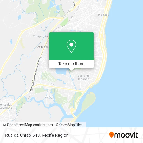 Rua da União 543 map