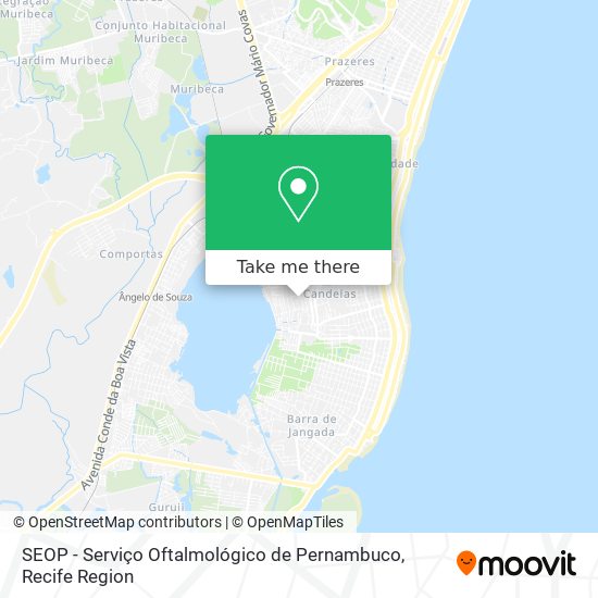 SEOP - Serviço Oftalmológico de Pernambuco map