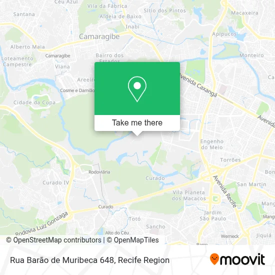 Rua Barão de Muribeca 648 map
