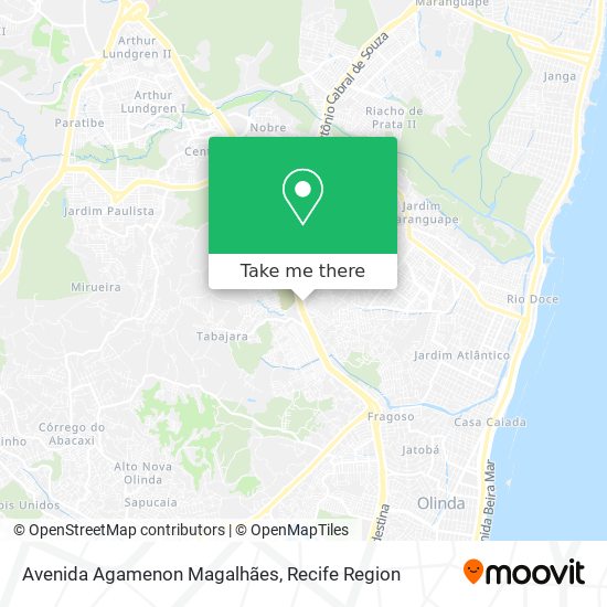 Avenida Agamenon Magalhães map