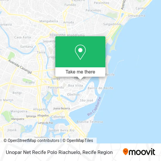 Unopar  Net Recife Polo Riachuelo map