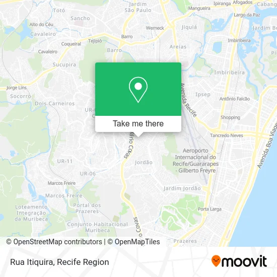 Rua Itiquira map