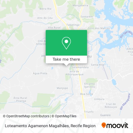 Loteamento Agamenon Magalhães map